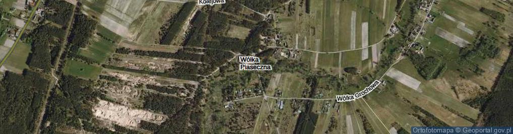Zdjęcie satelitarne Wólka Piaseczna ul.